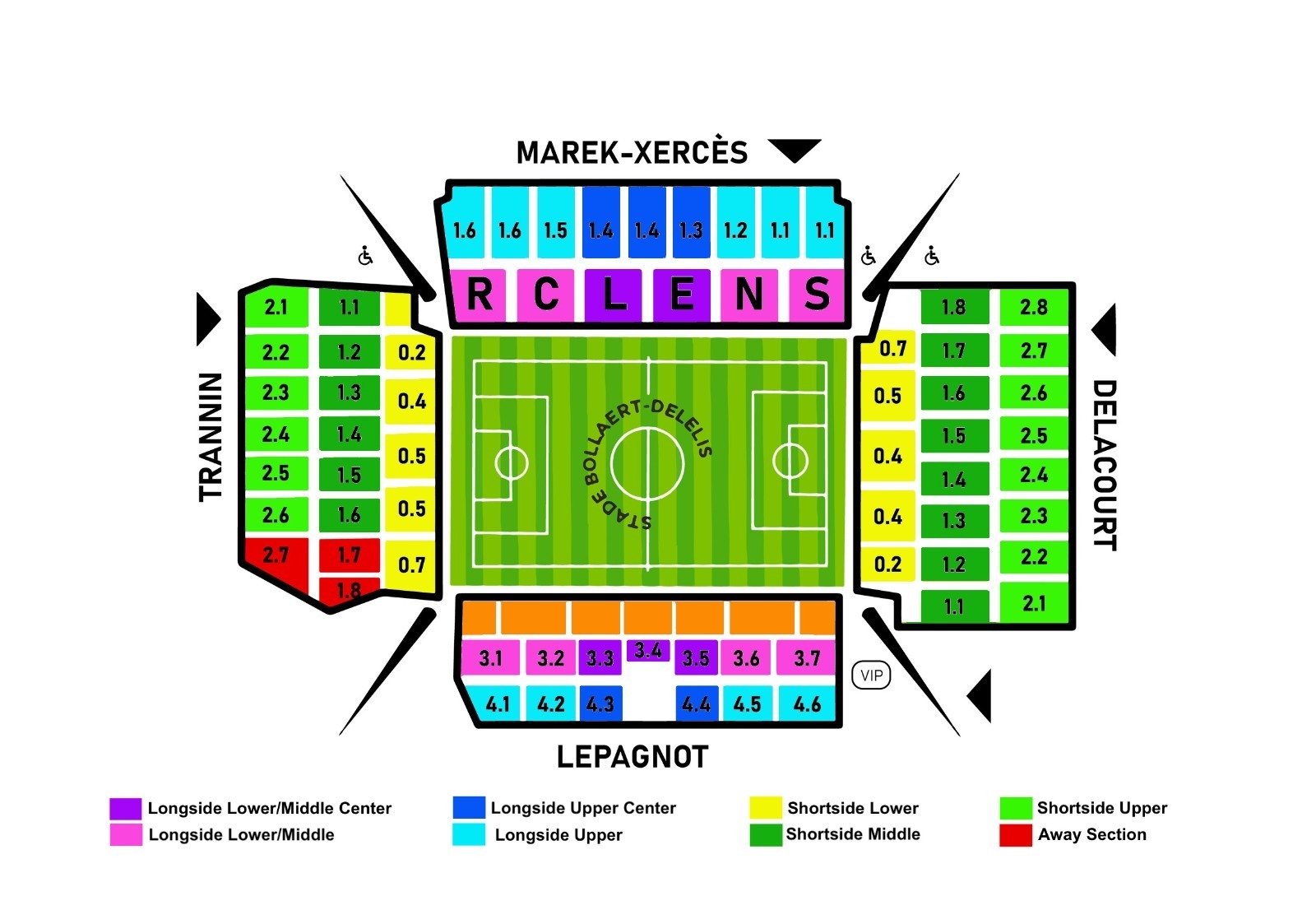 stadium map