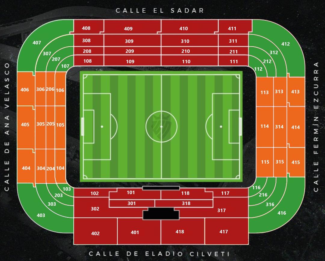 stadium map