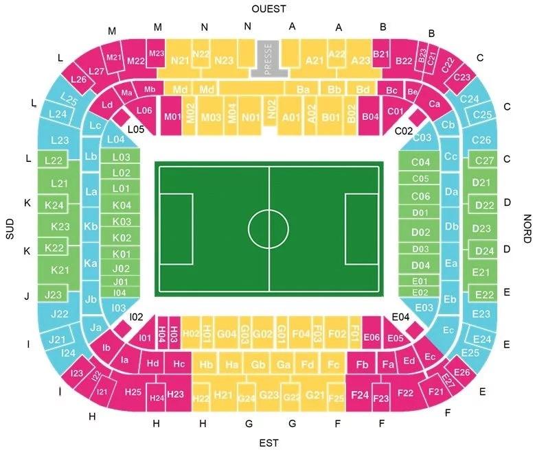 stadium map