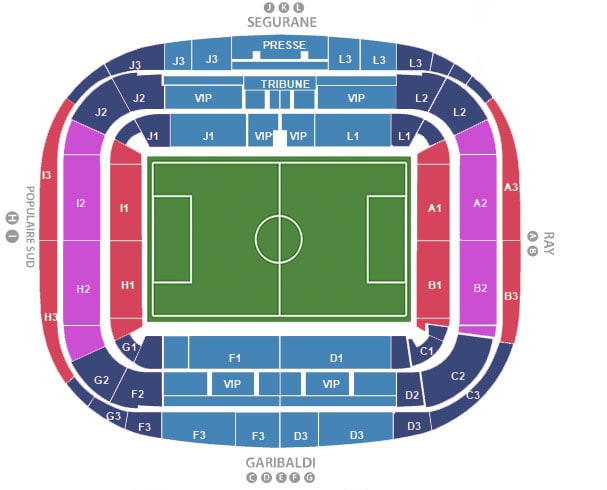 stadium map