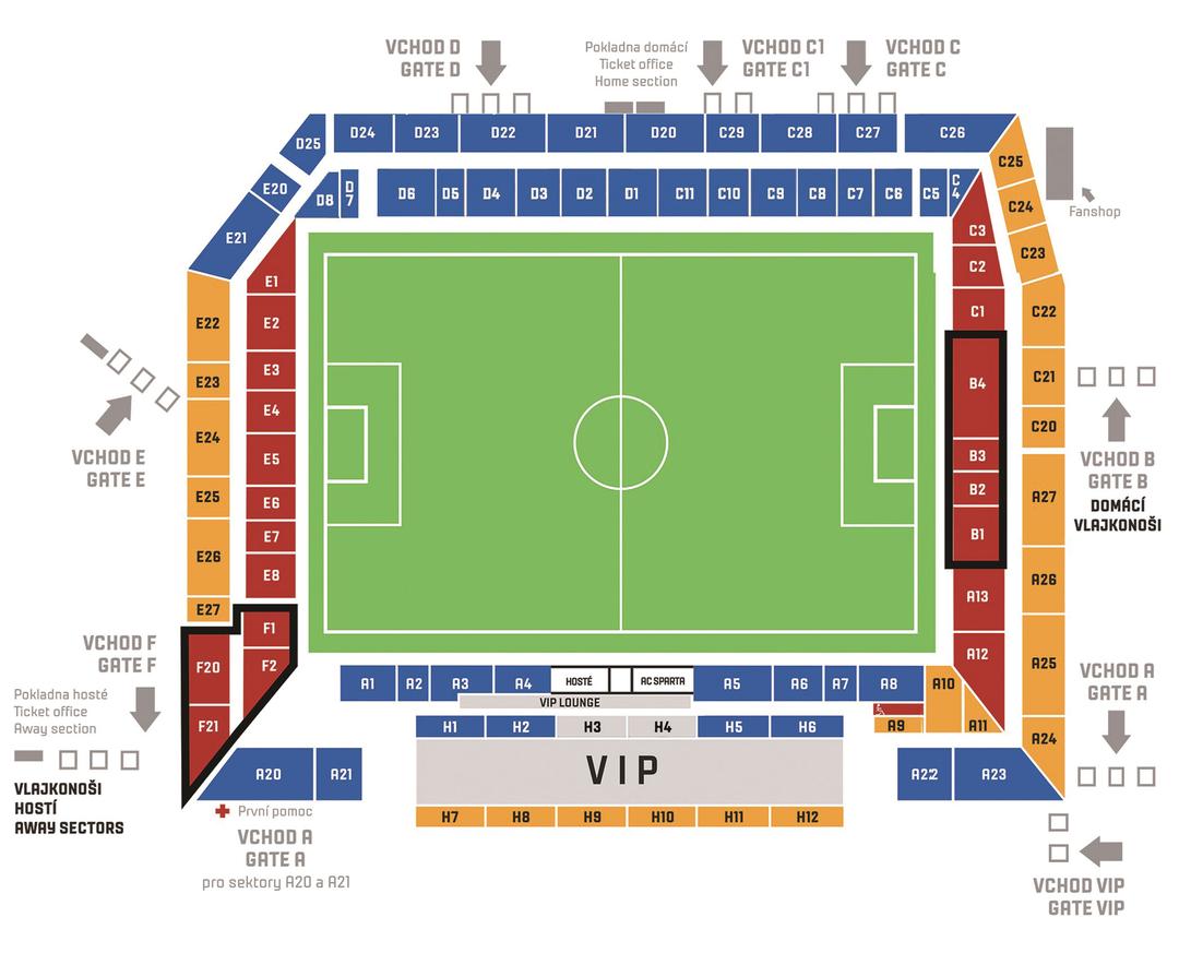 stadium map