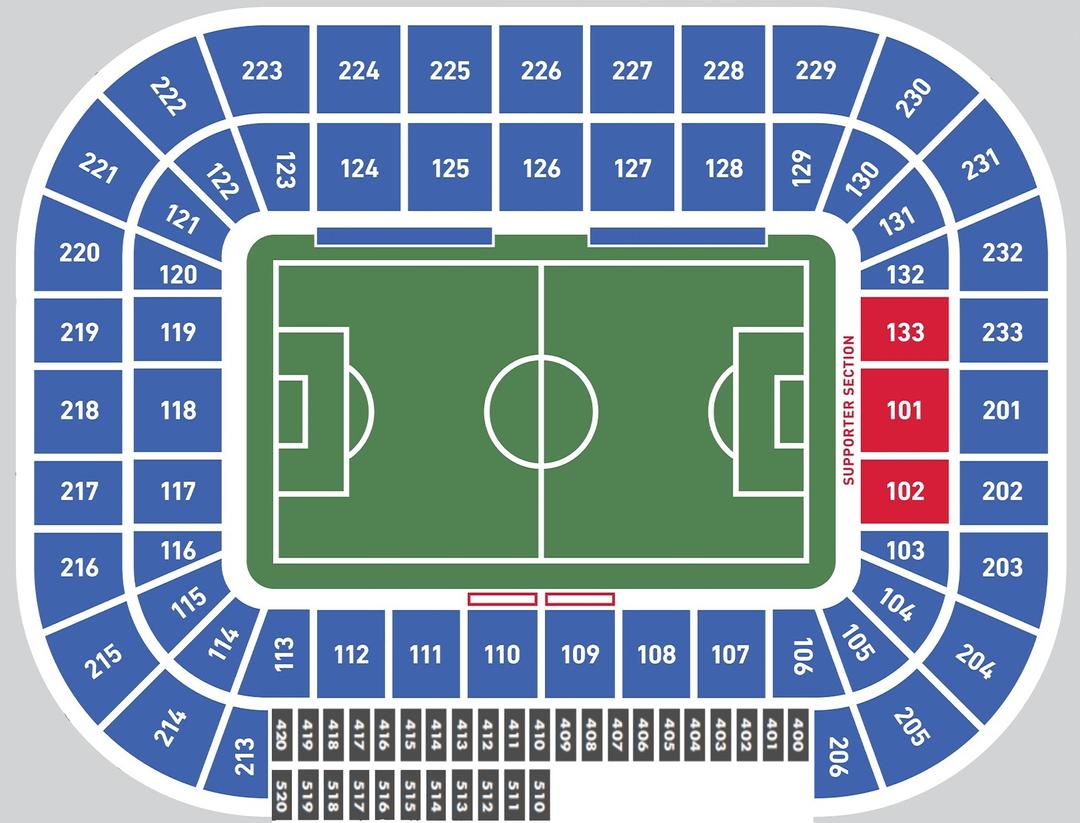 stadium map